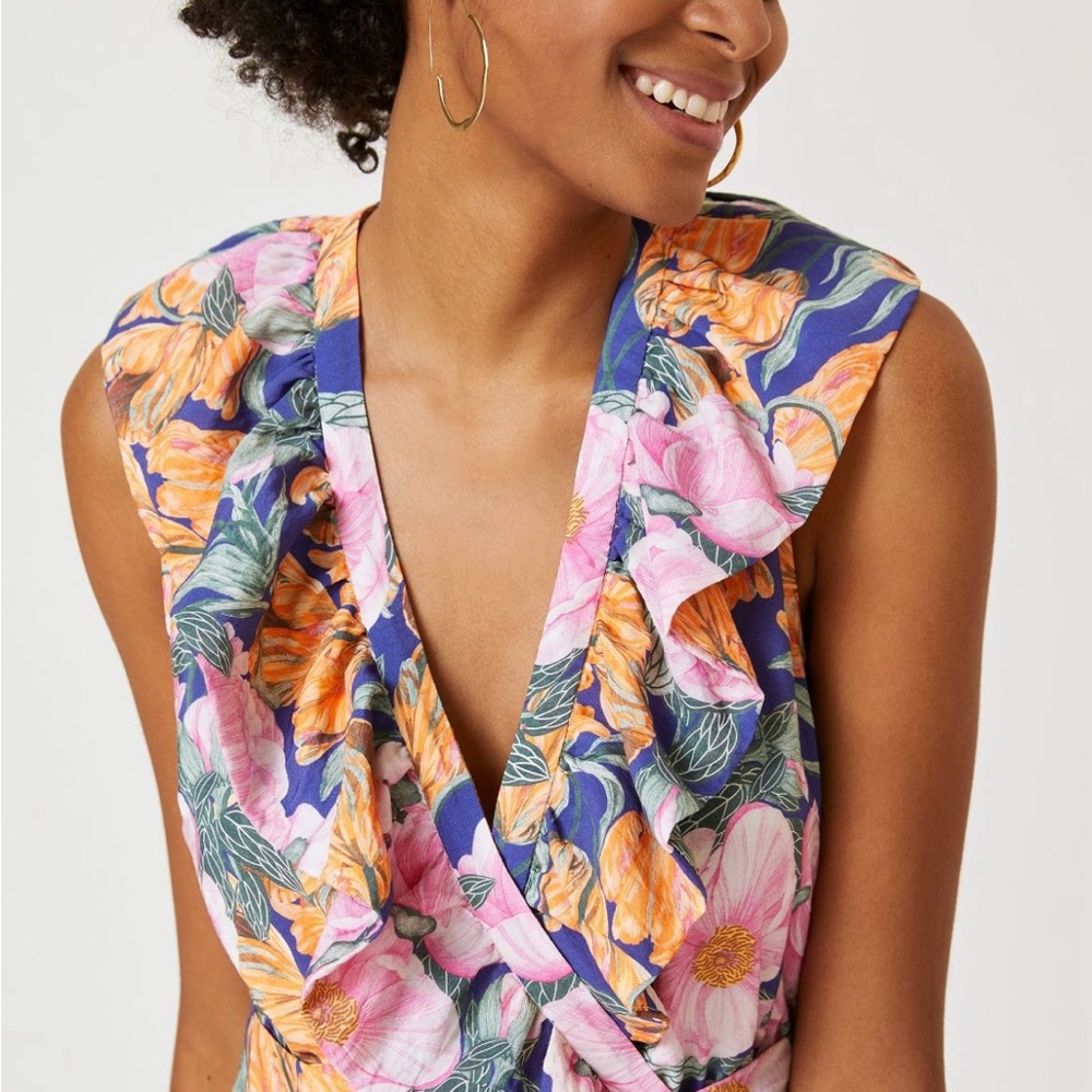 Floral Ruffle Dress - Picture 4 of 4